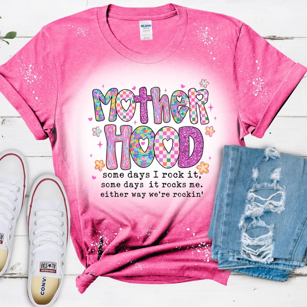 Motherhood Bleached tee